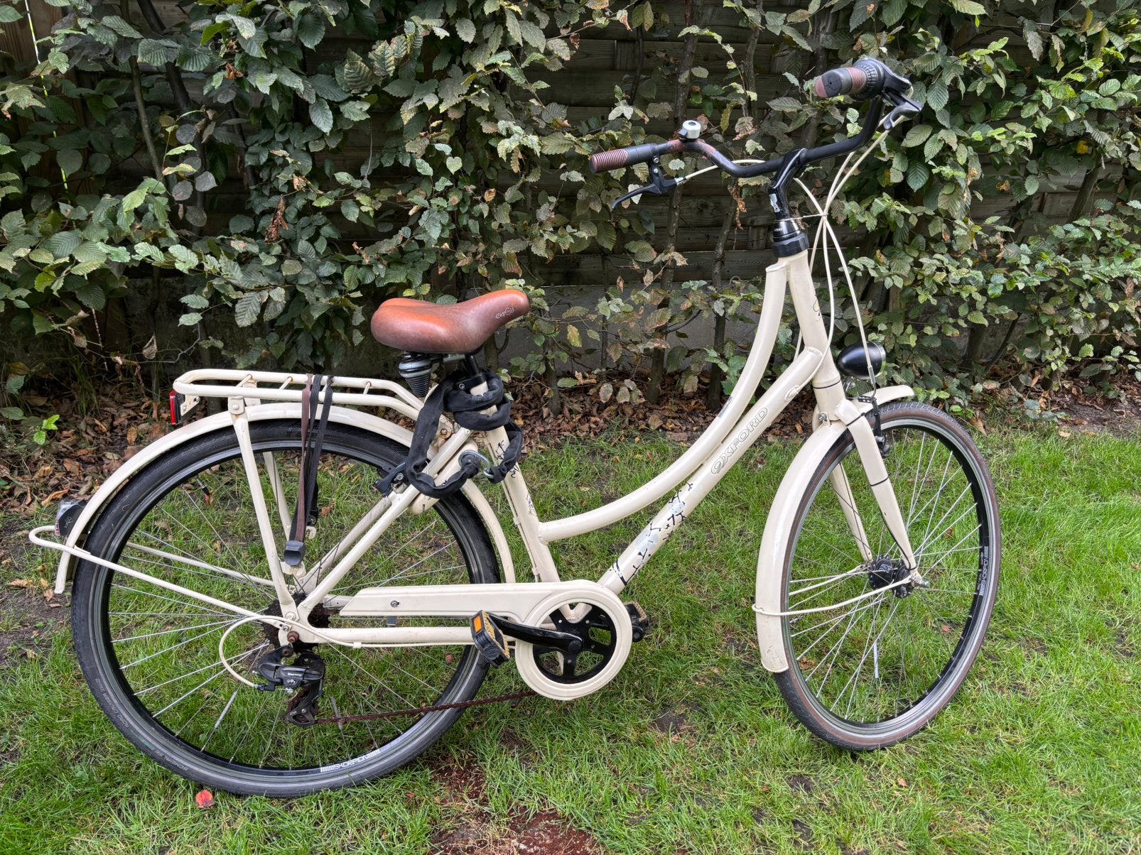 Oxford fleur creme kleur, Fietsen en Brommers, Gebruikt, Versnellingen, 50 tot 53 cm, Ophalen