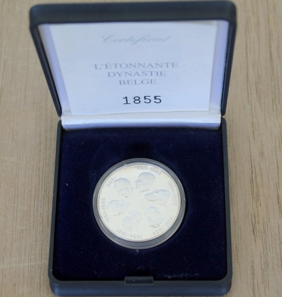 Belgische Dynastie, koningshuis effigie, zilver munt 1997, Postzegels en Munten, Munten | België, Setje, Zilver, Zilver, Ophalen of Verzenden