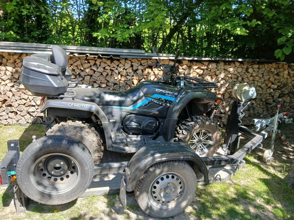 Geremde PGS aanhangwagen voor Quad, moto's, zitmaaier, ....