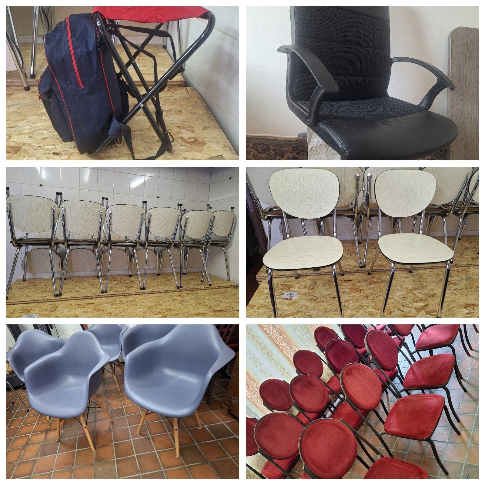 groot aantal stoelen( 69stuks ), Dieren en Toebehoren, Ophalen