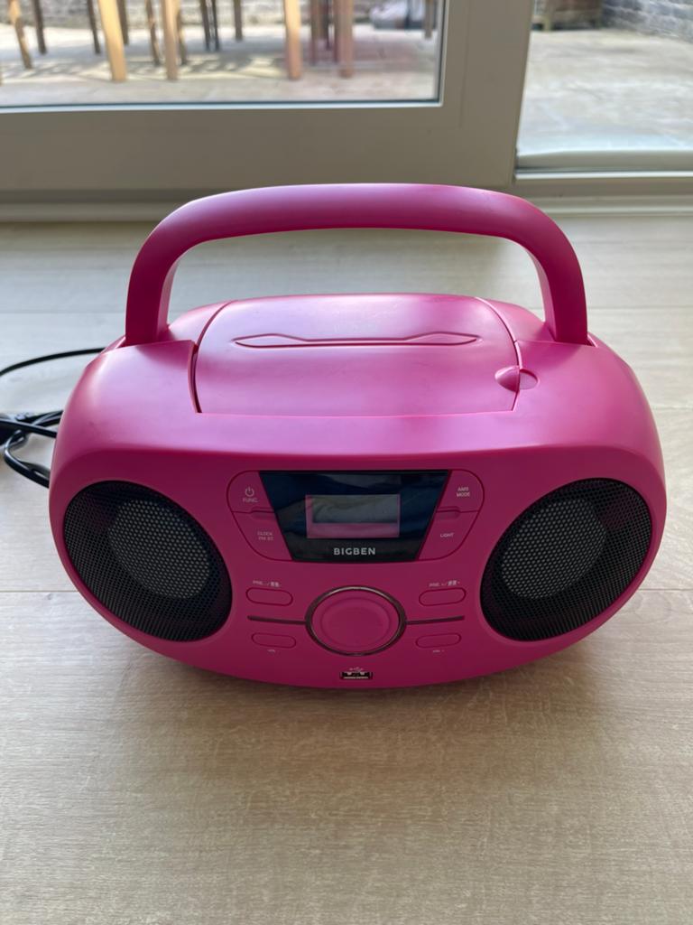 BigBen draagbare radio met CD-speler, Audio, Tv en Foto, Ophalen, Zo goed als nieuw, Radio, Met cd-speler