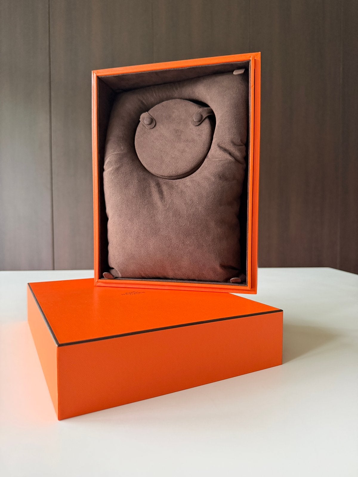 Juwelendoos Hermes, Verzenden, Nieuw, Oranje, Hardcase