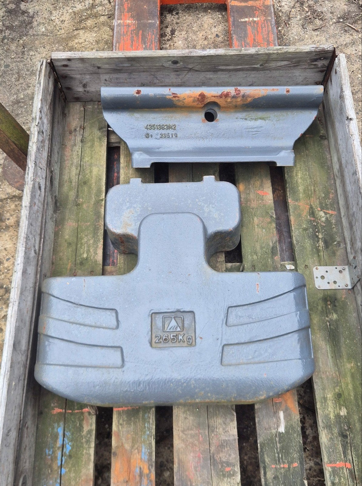 Agco gewicht, Ophalen