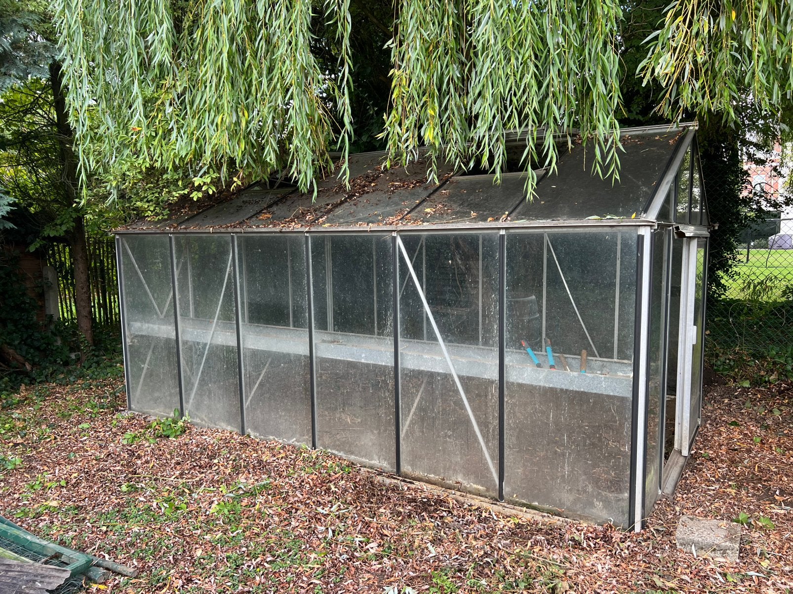 Serre zelf te demonteren., Tuin en Terras, Overkappingen, Ophalen, Zo goed als nieuw, Serre