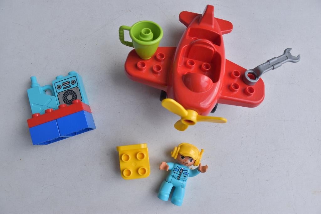 Duplo 10908 vliegtuig, Ophalen, Compleet, Overige thema's, Zo goed als nieuw