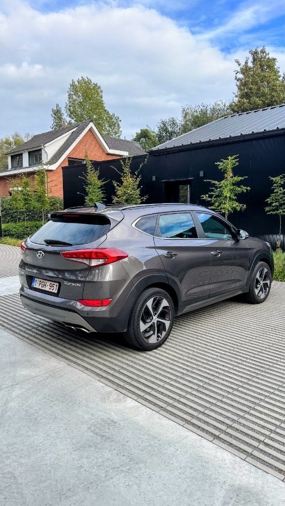 Hyundai Tucson 1.6 T-GDi benz. manueel 2WD Executive (2016), Autos, Cuir, 5 portes, 5 places, 175 g/km
