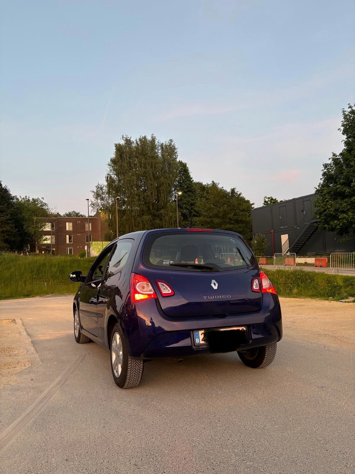 Renault Twingo II 2013 te koop!, Auto's, Blauw, Grijs, Particulier, 3 deurs