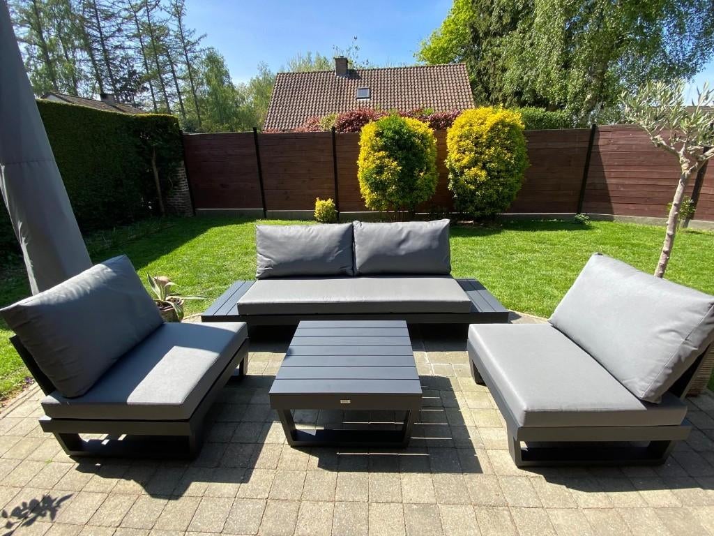 Loungeset Bristol 500 €, Enlèvement, Aluminium, 5 places, Sets de jardin