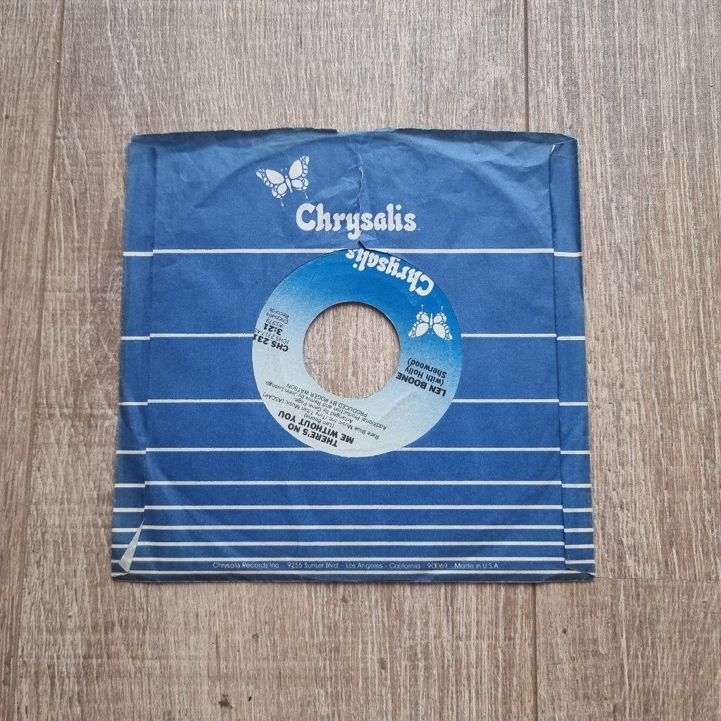 7" Len Boone – There's No Me Without You, CD & DVD, Enlèvement ou Envoi, Utilisé, 7 inch, R&B et Soul