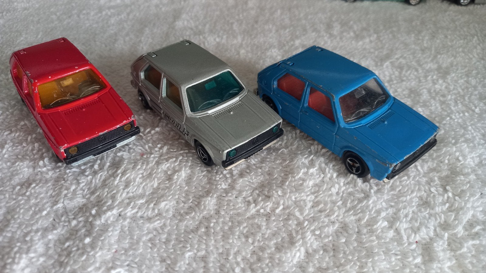 3x Majorette VW Golf, Enlèvement ou Envoi, Majorette