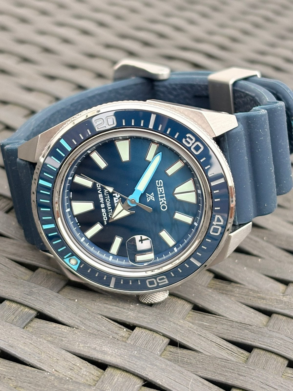 Roi Samouraï Seiko, Enlèvement ou Envoi, Comme neuf, Acier, Seiko