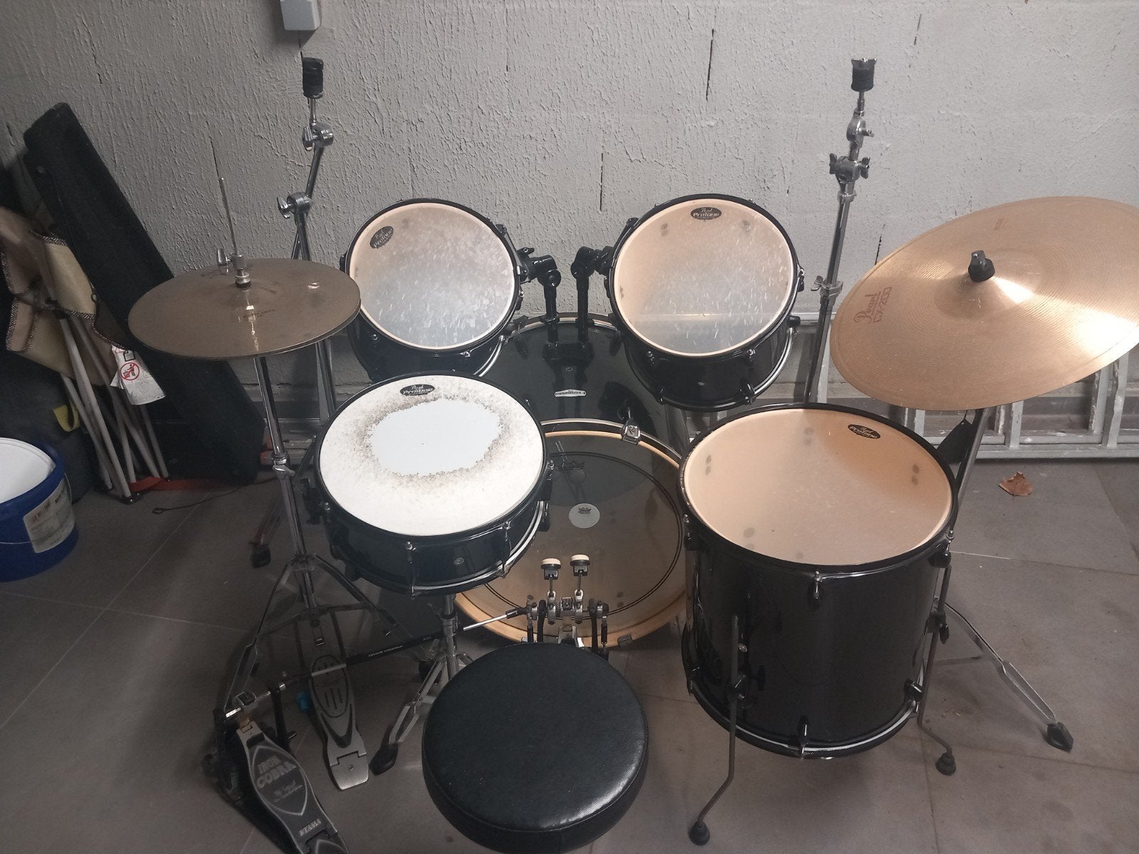 Drumstel (pearl), Muziek en Instrumenten, Drumstellen en Slagwerk, Ophalen, Gebruikt, Pearl