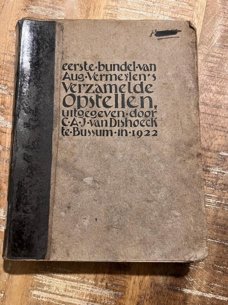 Eerste bundel van Aug. Vermeylen's Verzamelde opstellen * 19, Antiek en Kunst, Ophalen of Verzenden