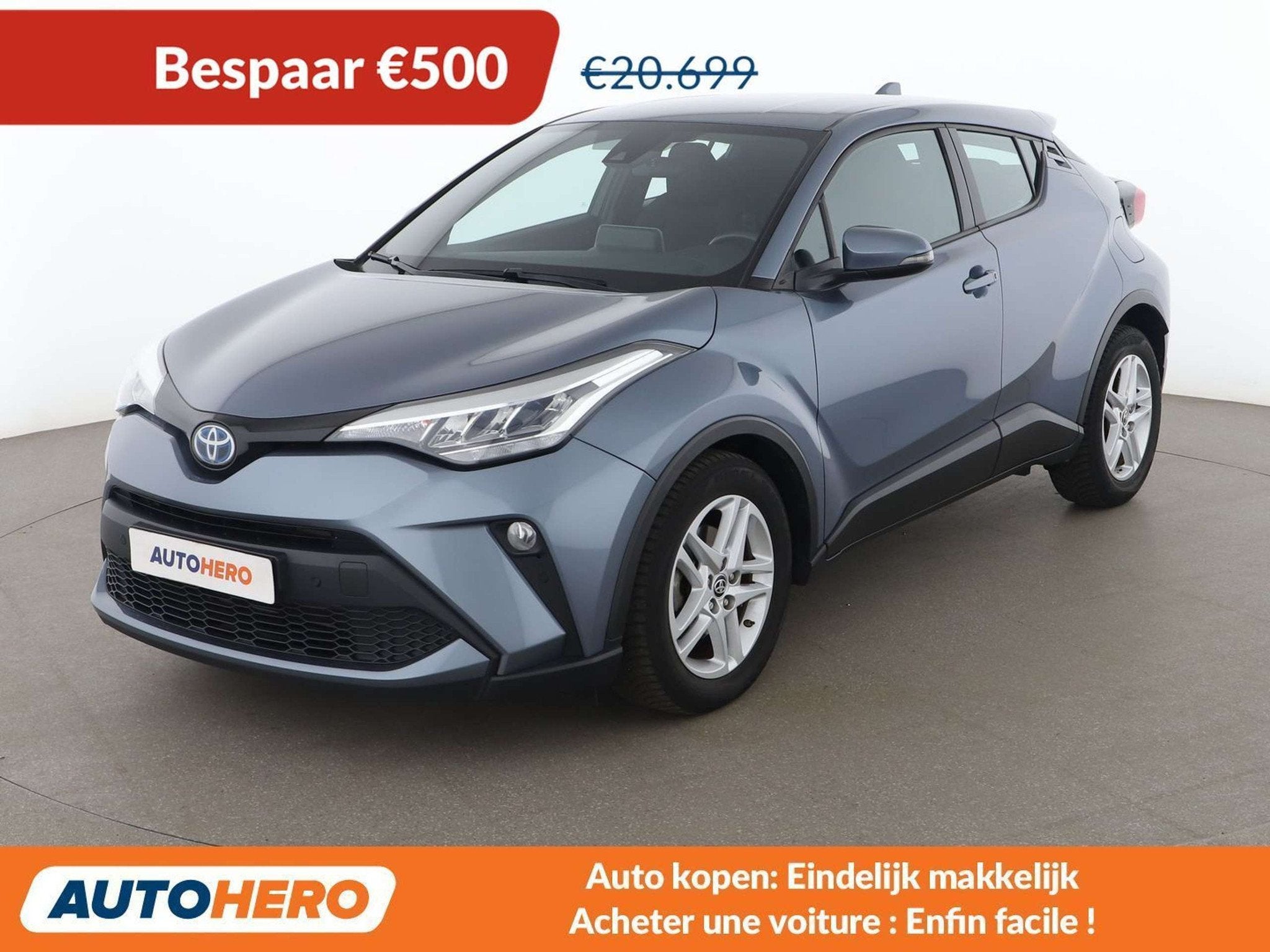 Toyota C-HR 1.8 Hybrid Business Edition (automatique), Argent ou Gris, Euro 6, 109 g/km, Noir