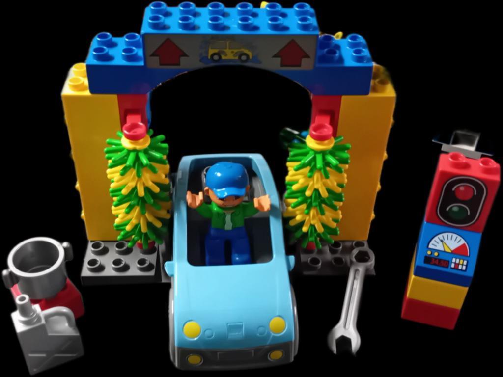 Duplo set carwash, Ophalen, Overige thema's, Zo goed als nieuw, Compleet