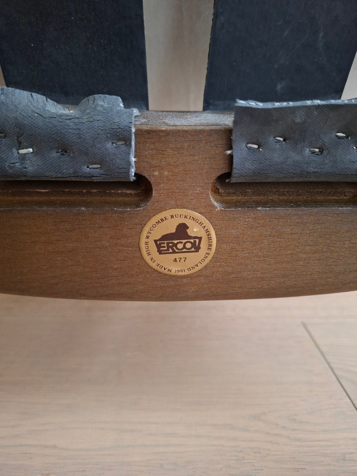 Vintage Ercol 477 Windsor High Back Easy Chair – Jaren '60, Huis en Inrichting, Ophalen