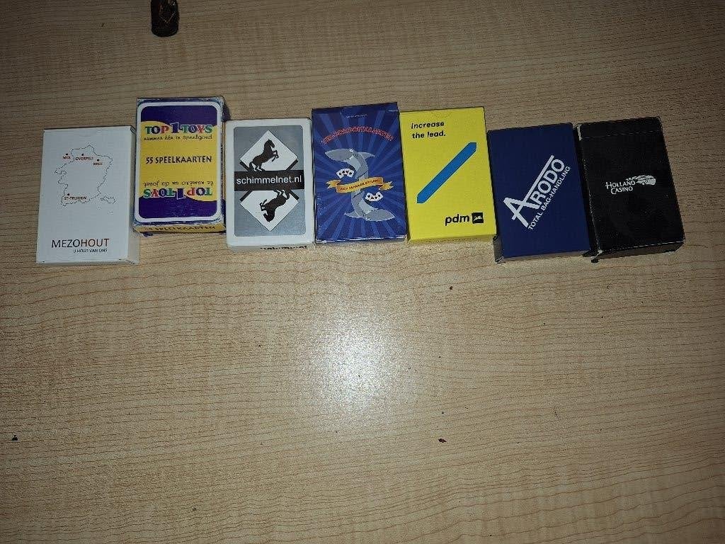verschillende speelkaarten, Verzamelen, Ophalen of Verzenden, Nieuw, Speelkaart(en)