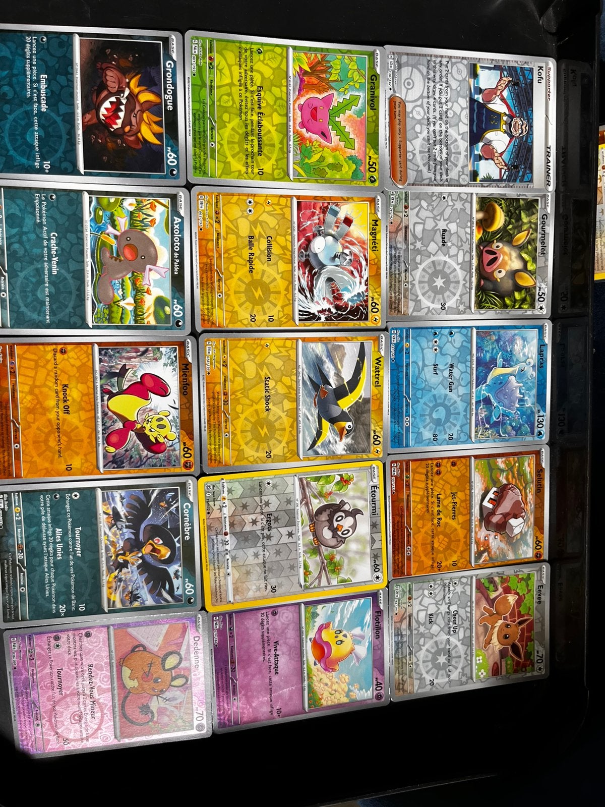 Lot cartes Pokémon Reverse Holo + Mégapagos ex 19 cartes, Ophalen of Verzenden, Meerdere kaarten