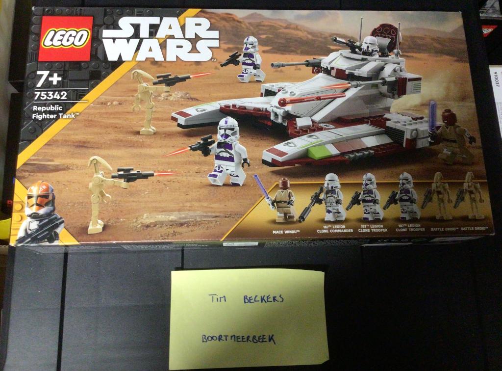 Lego star wars - Republic Fighter Tank (75342), Kinderen en Baby's, Speelgoed | Duplo en Lego, Star Wars, Lego, Nieuw, Ophalen of Verzenden