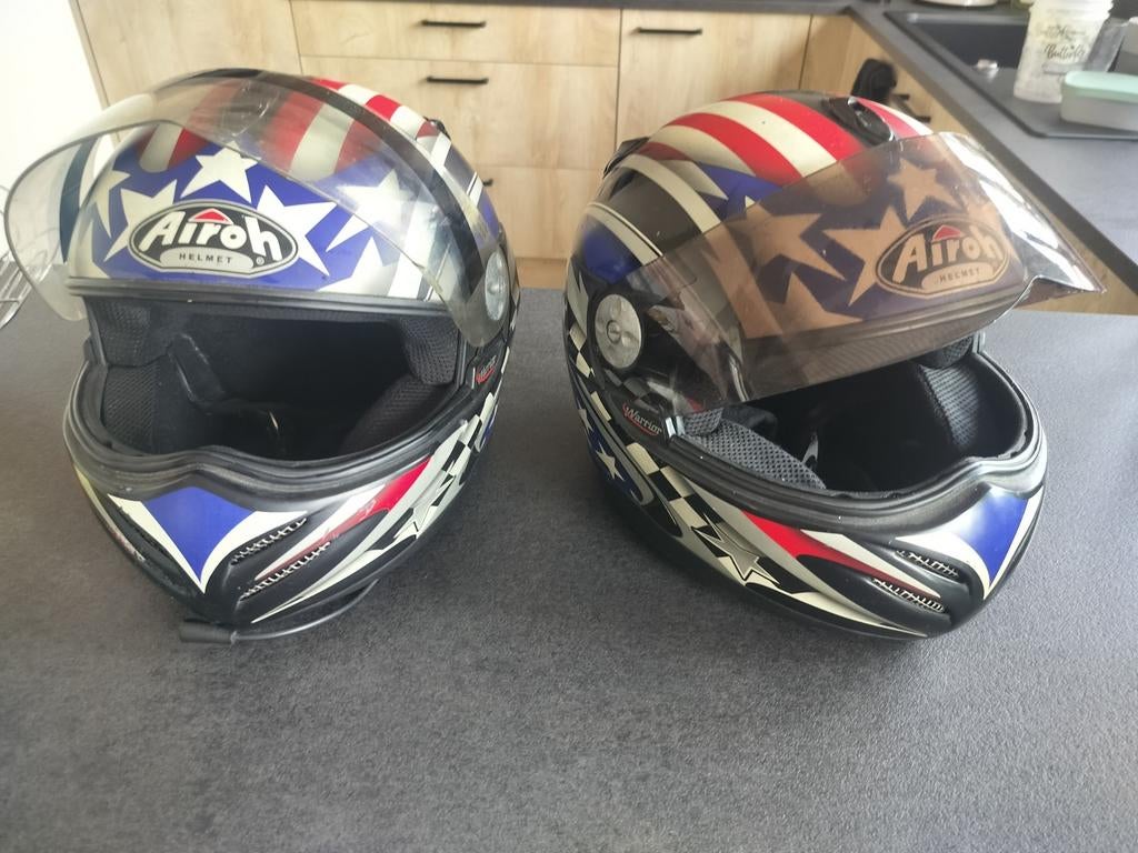 2 airoh helmen S en M, Motoren, Kleding | Motorhelmen, Ophalen, S