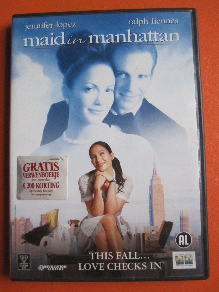 Femme de ménage à Manhattan (2002), Comédie romantique, Enlèvement ou Envoi, Tous les âges, Comme neuf
