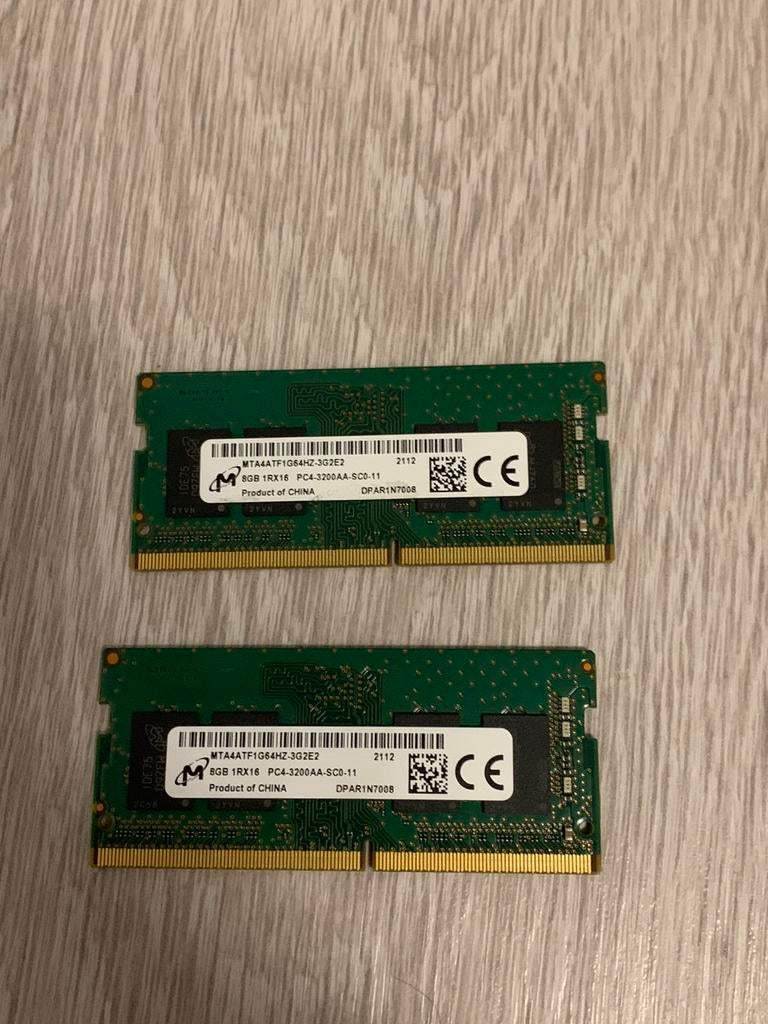 Laptop ram 16gb ddr4, Computers en Software, Ophalen, Zo goed als nieuw