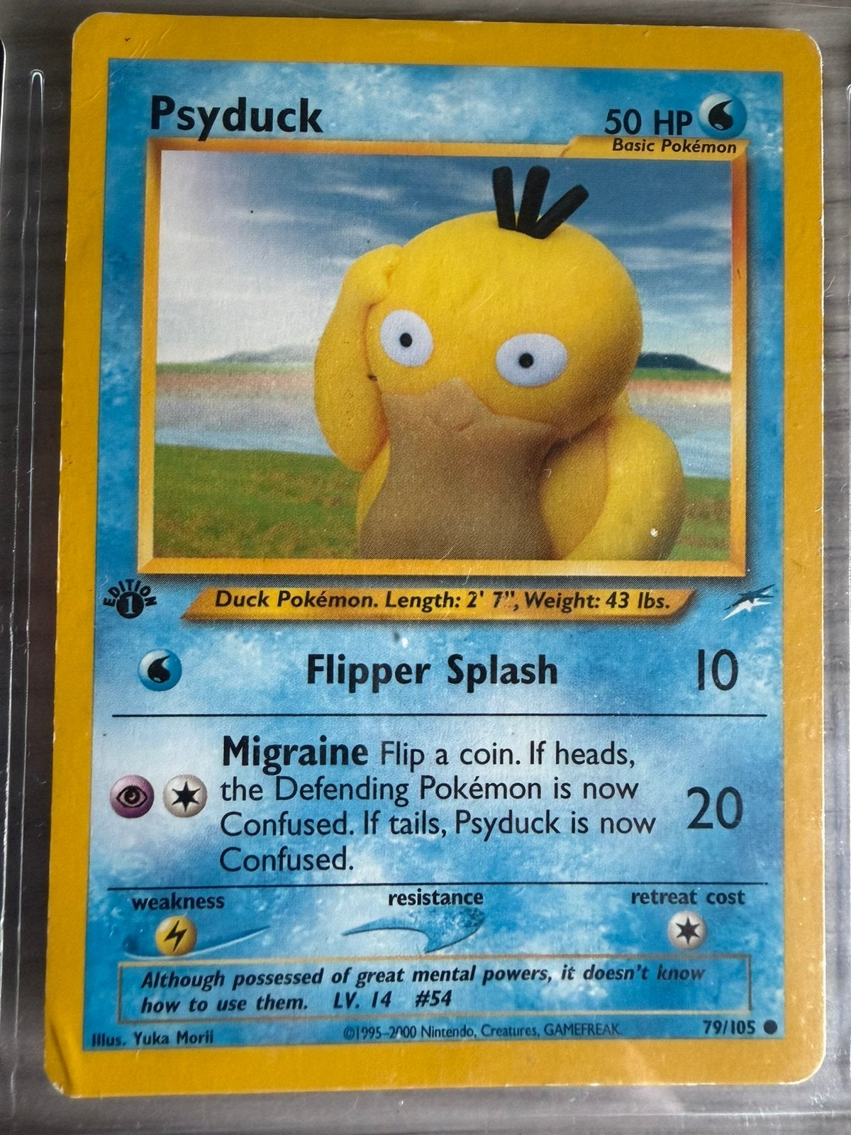 Psyduck 79/105 1st edition, Enlèvement ou Envoi, Comme neuf