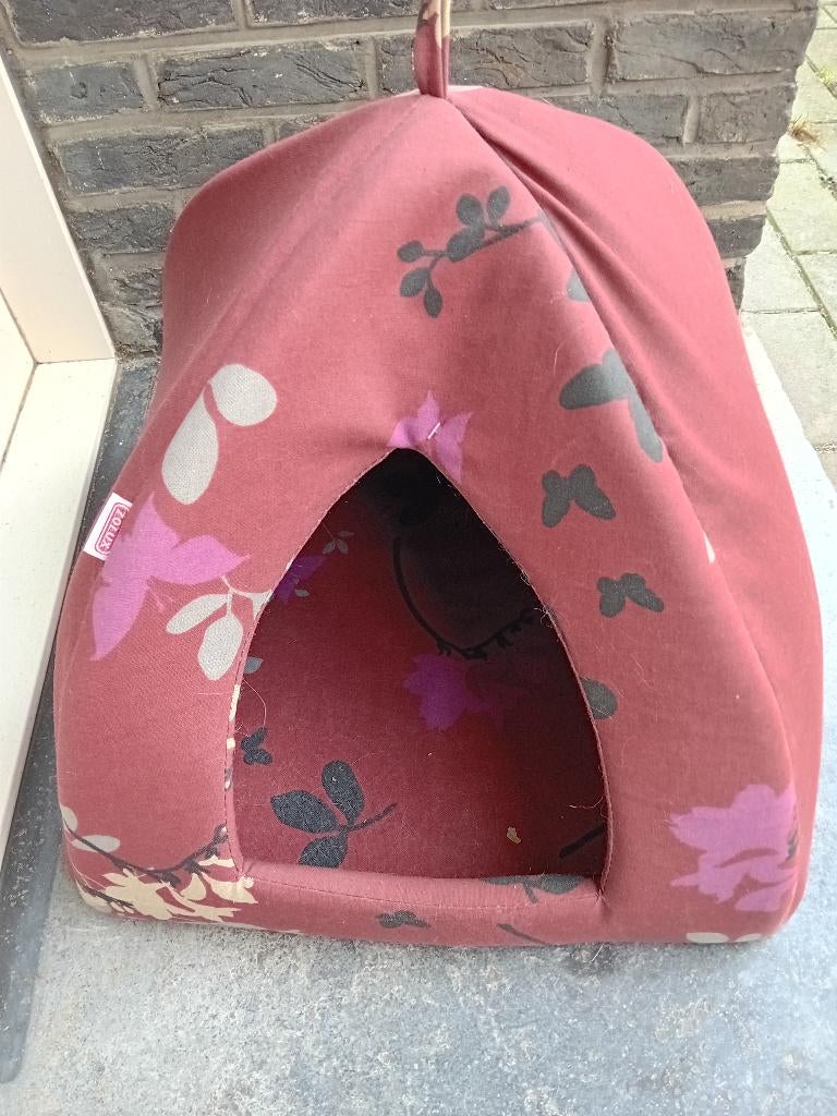 katten of kleine hondenmand met kussen 45x45 cm H 45cm, Ophalen, Gebruikt