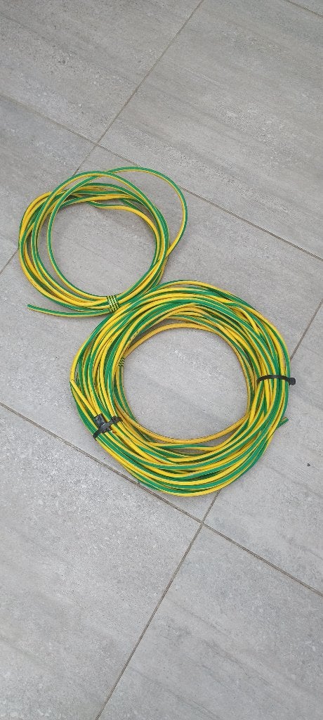 Aardingskabel VOB 6mm² en 10mm², Ophalen, Zo goed als nieuw, Kabel of Snoer