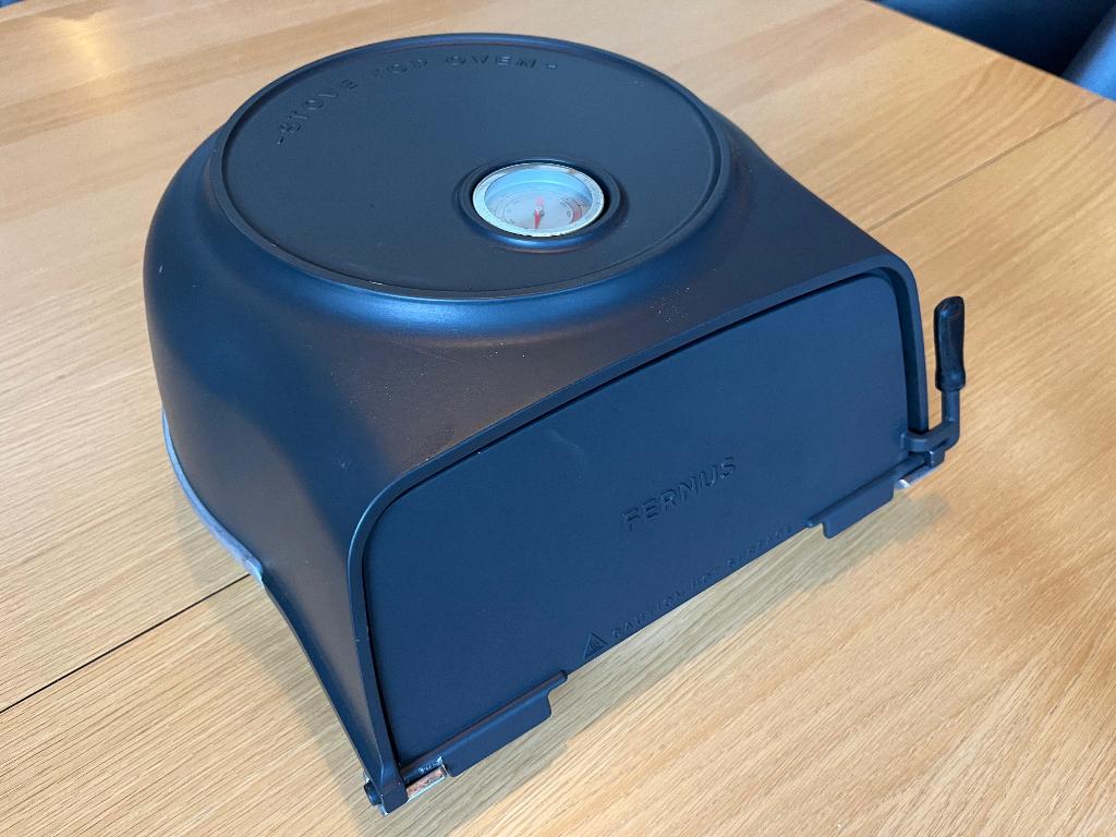 Fernus Pizza Oven voor gasfornuis, Enlèvement ou Envoi, Autres marques, Utilisé, Noir