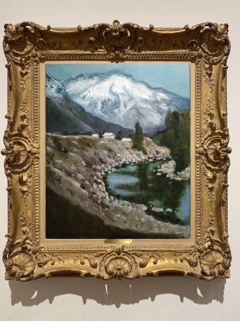 "Berglandschap" Schilderij, Antiek en Kunst, Landschap, Verzenden, Olieverf, Handgeschilderd