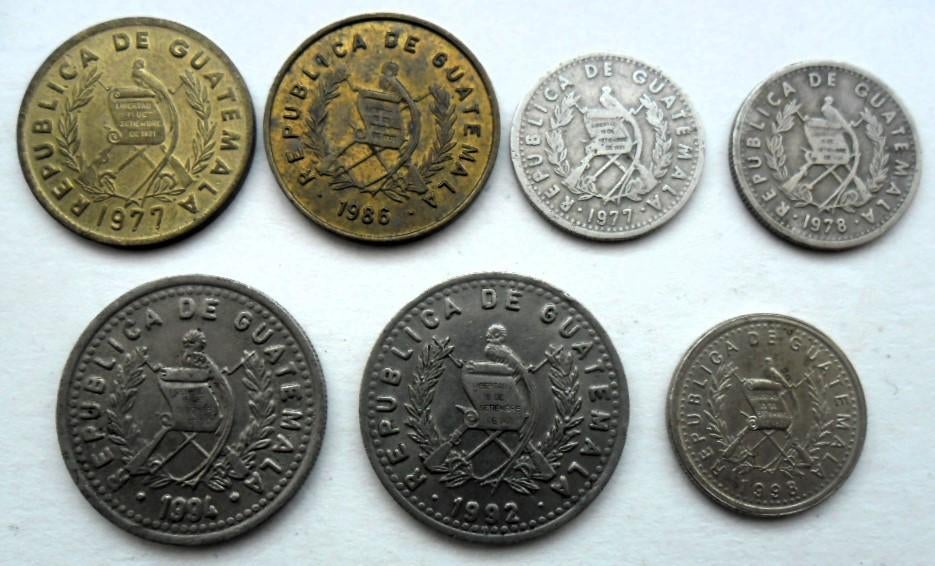Muntlot Guatemala, Postzegels en Munten, Munten | Amerika, Verzenden, Midden-Amerika, Losse munt