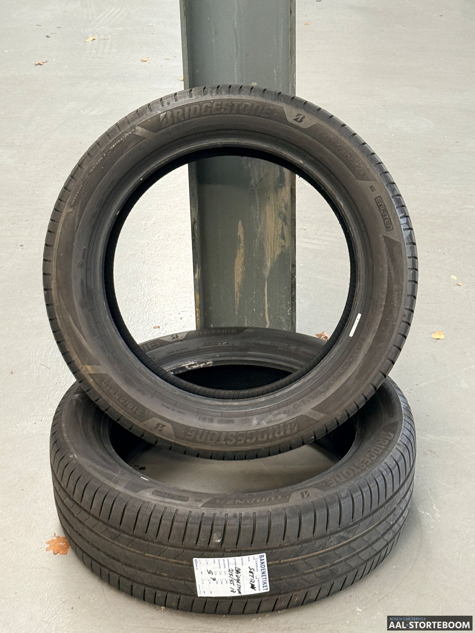 2x zomerband 215/55 R18 99V Bridgestone Turanza 6, Auto-onderdelen, Banden en Velgen, Ophalen, 18 inch, -, -
