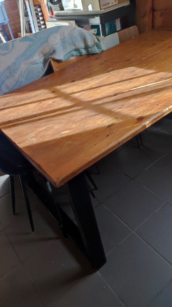 Tafel, Huis en Inrichting, Ophalen, Gebruikt, 50 tot 100 cm, Vijf personen of meer