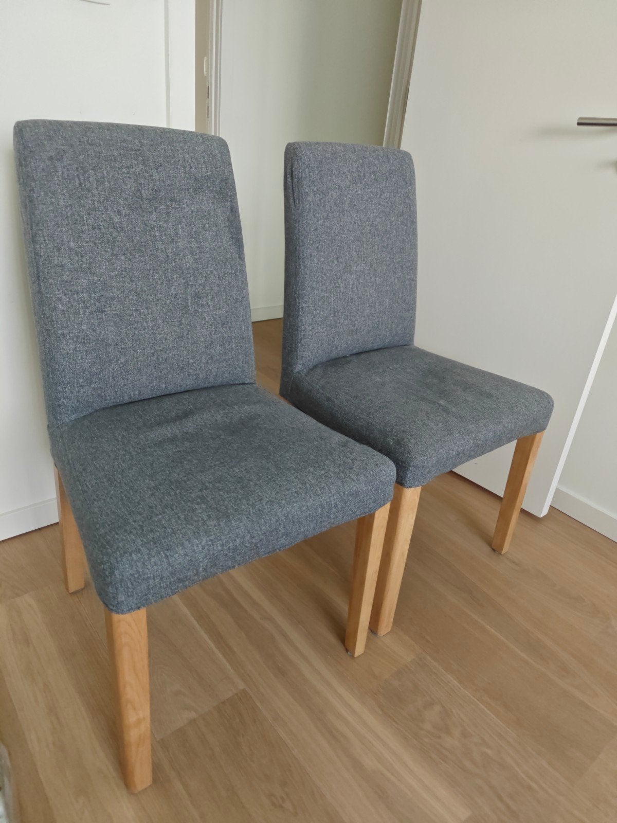 Ikea BERGMUND Chaise, motif chêne/gris moyen, 2 pièces

Chai, Maison & Meubles, Chaises, Enlèvement, Utilisé, Gris, Deux