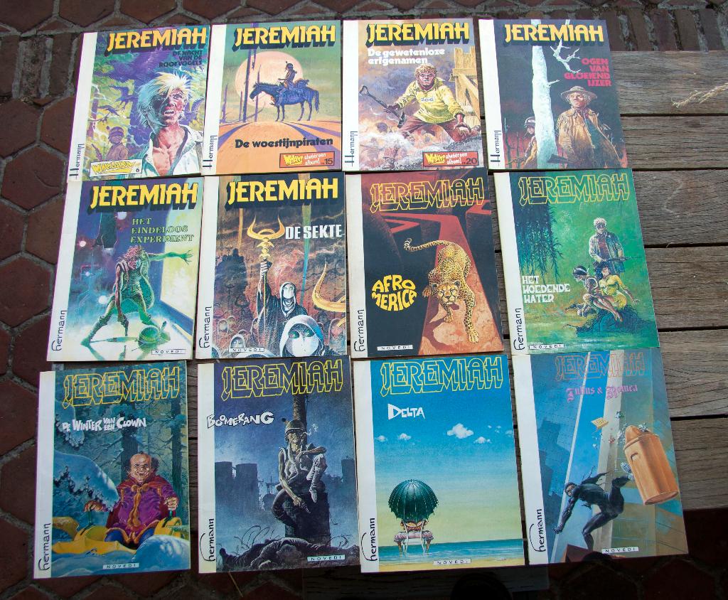 Stripreeks Jeremiah, Boeken, Stripverhalen, Ophalen of Verzenden, Gelezen
