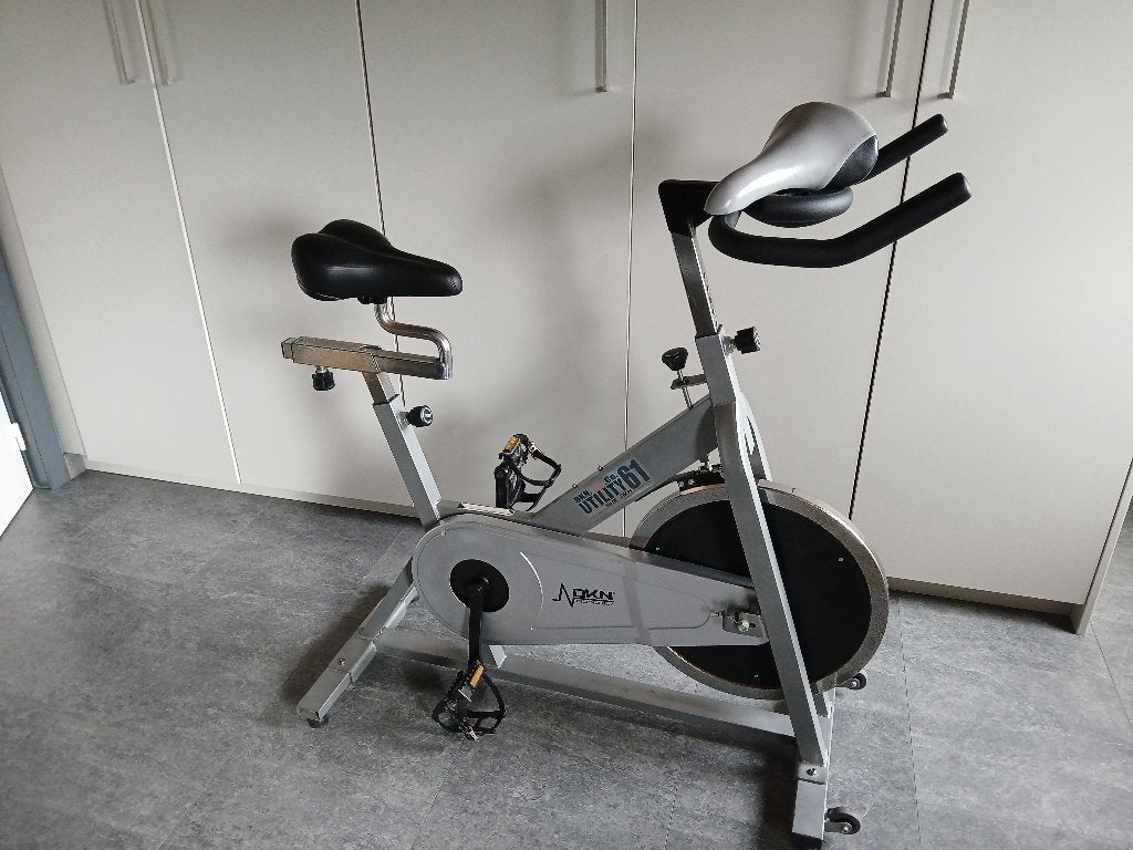 Spinning mannenfiets, Ophalen, Gebruikt, Spinningfiets, Aluminium