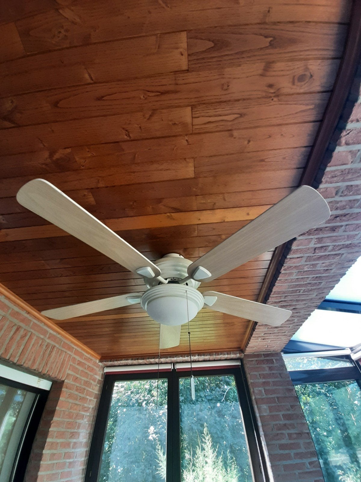 ventilator en verlichting, Ophalen