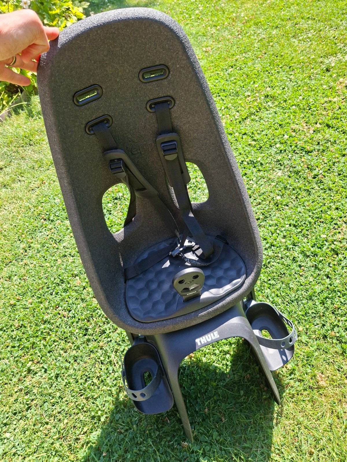 Thule yepp 2 maxi, Vélos & Vélomoteurs, Accessoires vélo | Sièges de vélo, Repose-pieds, Enlèvement, Siège arrière, Thule Yepp