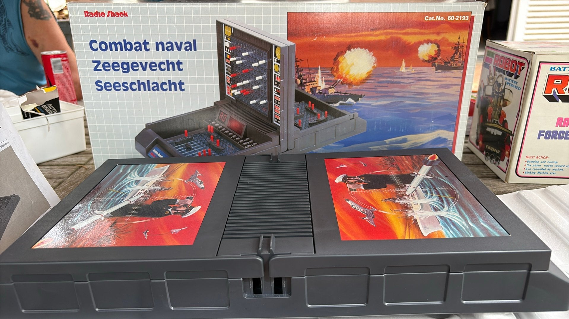 Retro RadioShack Elektronisch Zeegevecht / Combat Naval, Ophalen, Zo goed als nieuw