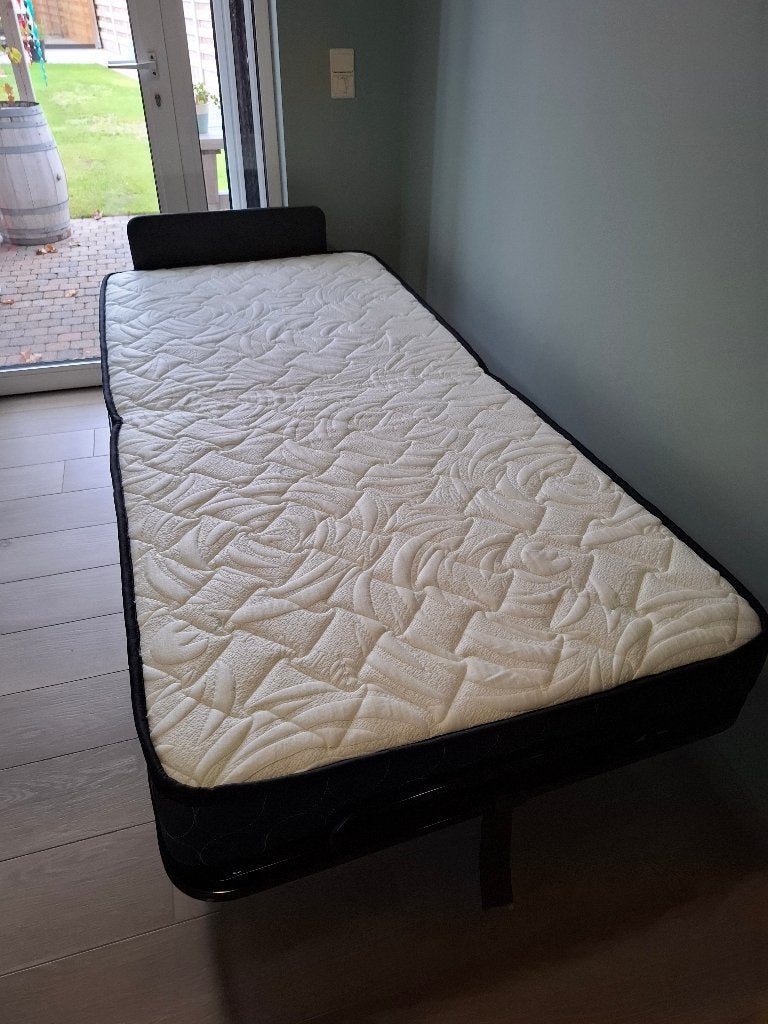 plooibed, Enlèvement, Comme neuf, Noir, 200 cm