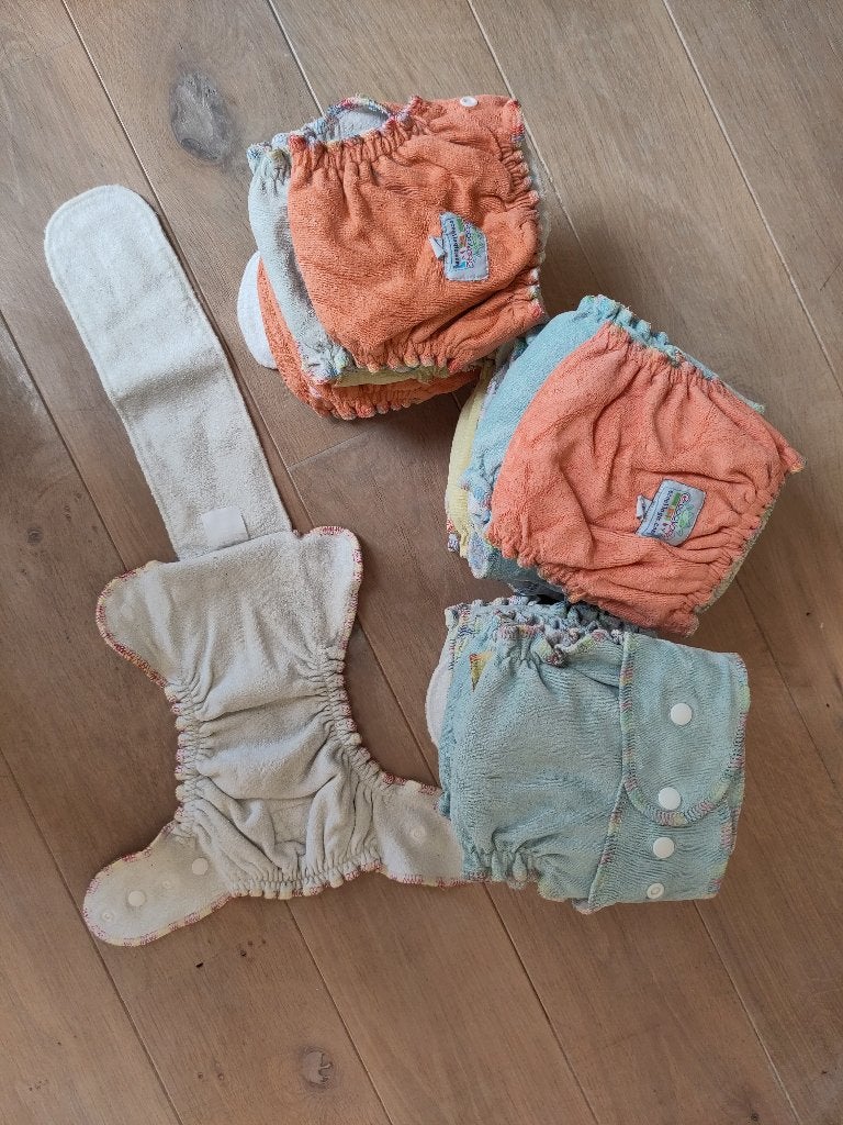 Lot de 24 langes lavables, Enfants & Bébés, Enlèvement, Utilisé, Ecoollogic, Garçon ou Fille