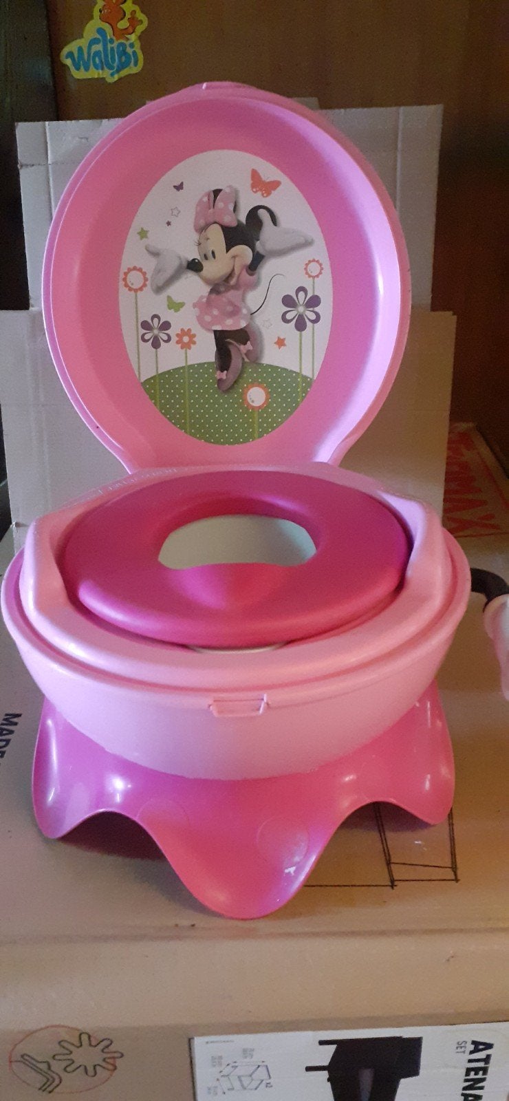 kindertoilet minnie mouse, Ophalen, Gebruikt