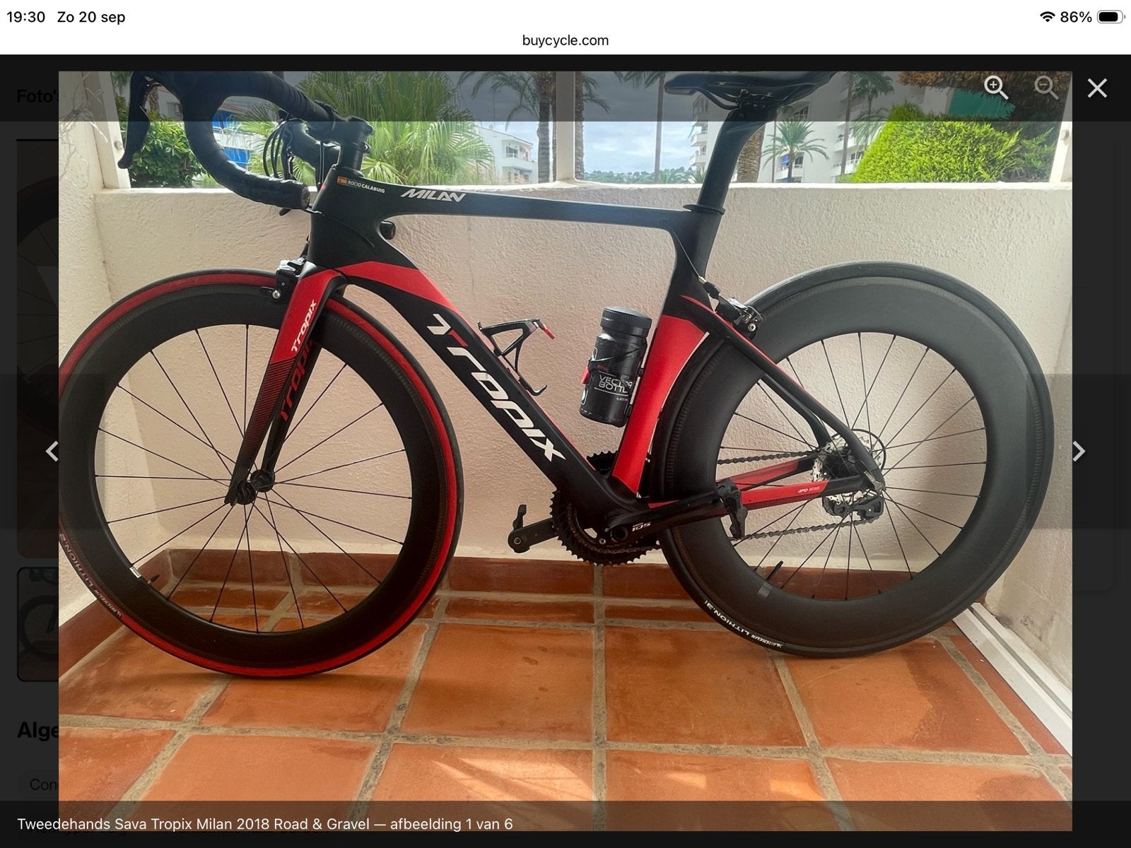Tropix Milan koerfiets, Fietsen en Brommers, Ophalen, Gebruikt, Carbon