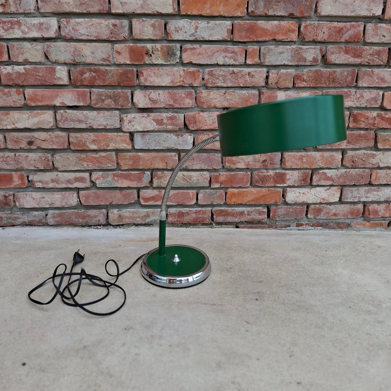 vintage bureaulamp, Ophalen, Bureaulamp, Gebruikt, E27 (groot)