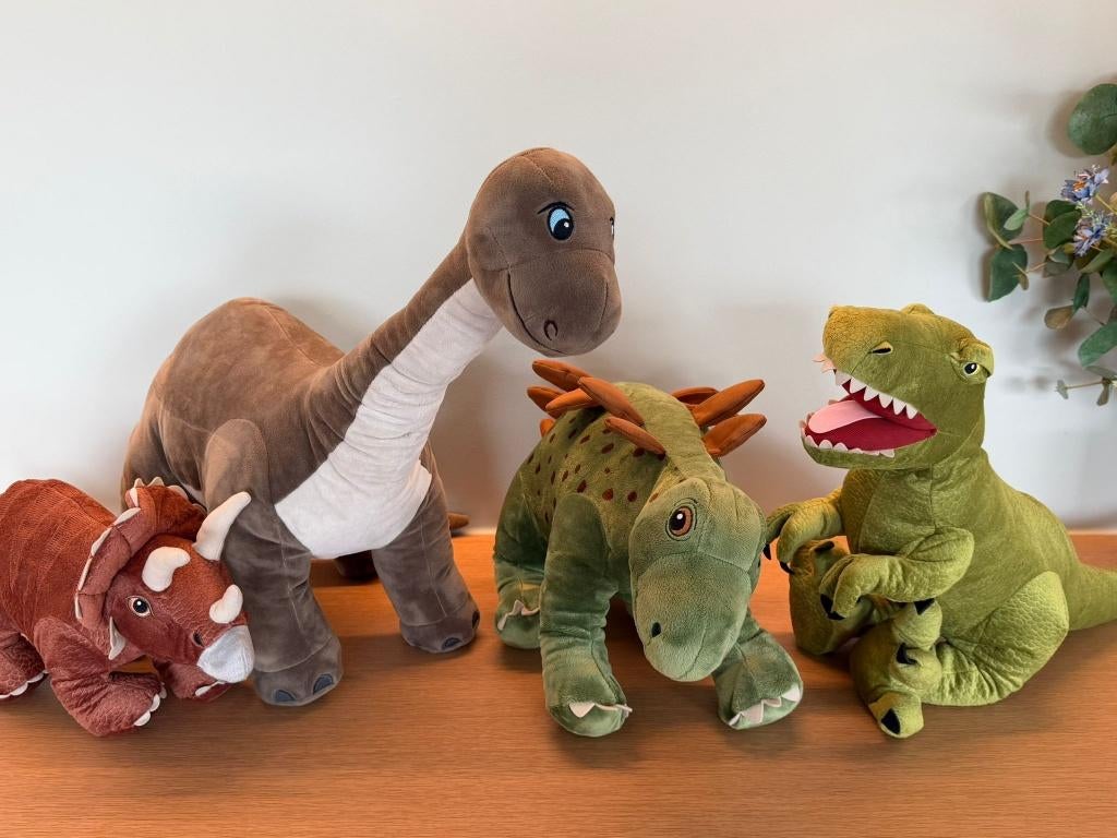 Set van 4 dino knuffels, Enlèvement, Neuf, Autres types