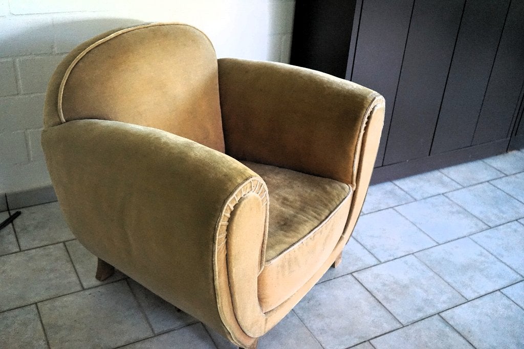 Vintage zetel, Huis en Inrichting, Ophalen, Gebruikt, Eenpersoons, Vintage