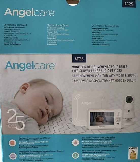 babyfoon 'Angelcare' met camera en geluid, Kinderen en Baby's, Ophalen, Zo goed als nieuw, 250 meter of meer, Camera