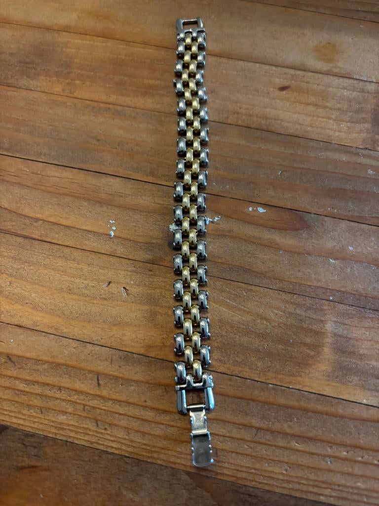 Bracelet vintage, Ophalen of Verzenden, Zo goed als nieuw, Goud, Goud