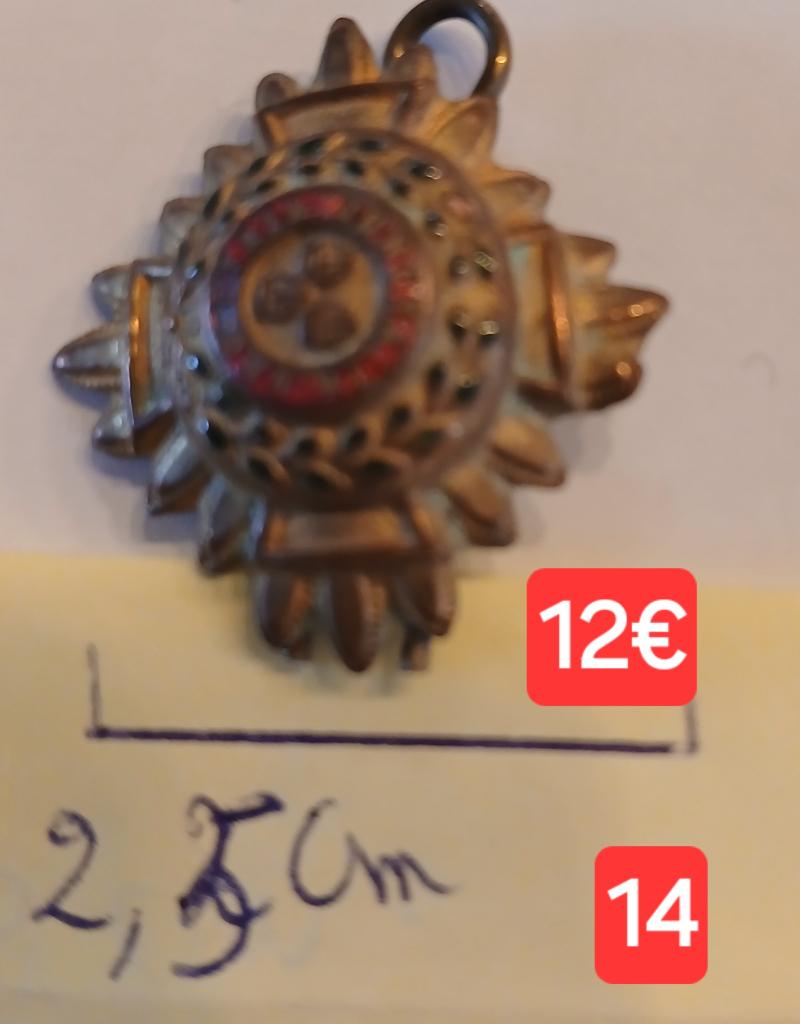 Etoile de grade officier Armée anglaise Commonwealth, Collections, Enlèvement ou Envoi, Utilisé, Autres sujets/thèmes, Insigne ou Pin's